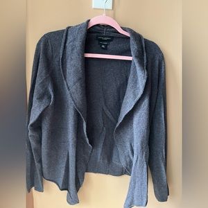 Banana Republic 100% Cashmere Gray Cardigan Size Large